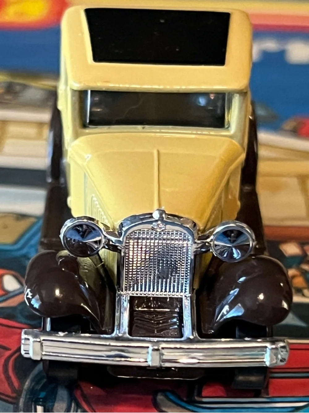 Vintage Matchbox 1979 No. 73 Model A Ford Cream & Brown Made in Macau